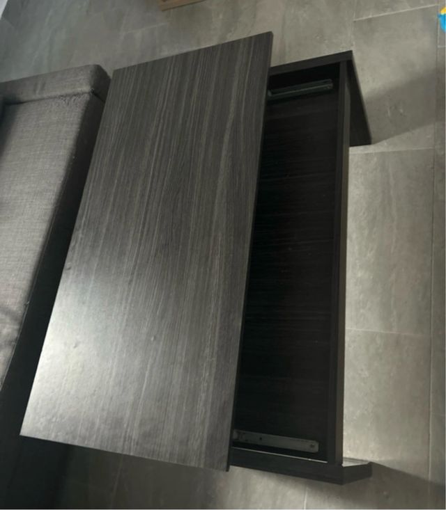 Mesa abatible madera y metal