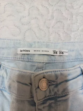Pantalón vaquero mujer Lefties Talla 38