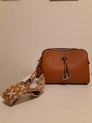 Borsetta tracolla marrone