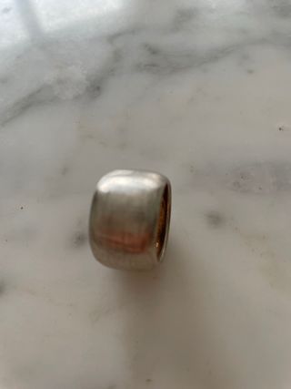 Anillo liso plata