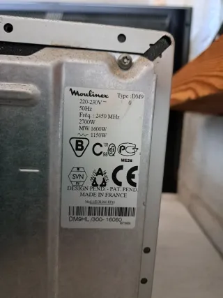 Microondas Moulinex Symbio