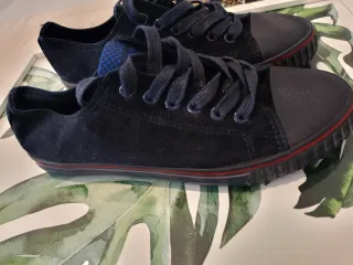 Zapatillas Velvet Azul Mujer Tony.P