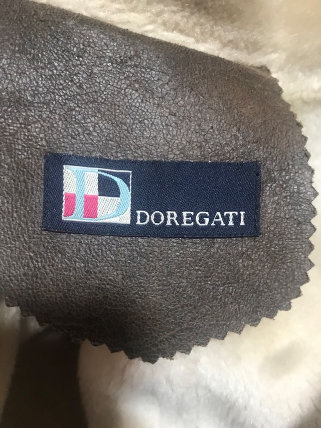 Abrigo Polipiel Marrón con Forro talla 44