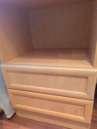 Escritorio de madera color beige/marrón