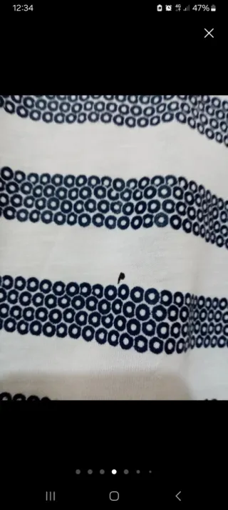 Top Pertegaz Rayas Azul Blanco