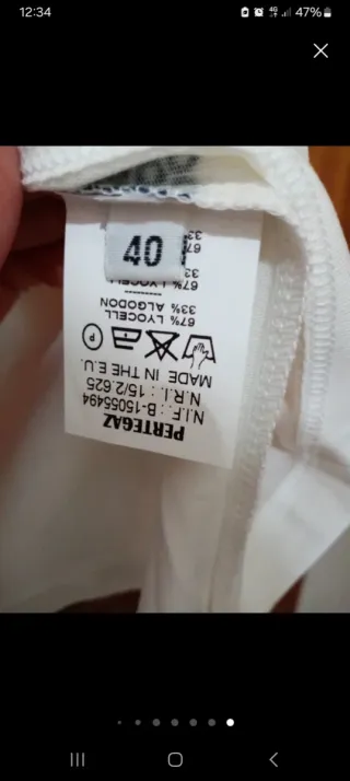 Top Pertegaz Rayas Azul Blanco