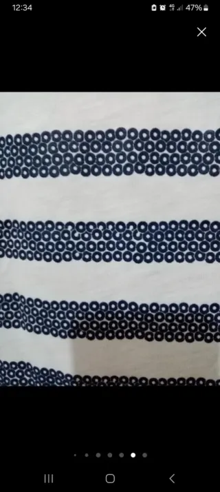 Top Pertegaz Rayas Azul Blanco