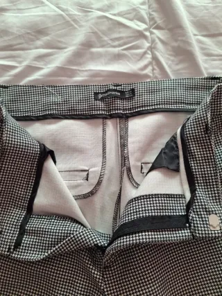 Pantalón de vestir estampado mujer