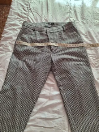 Pantalón de vestir estampado mujer