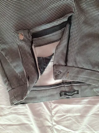 Pantalón de vestir estampado mujer