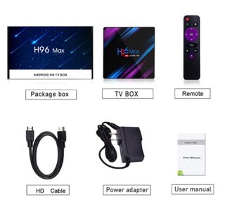 H96 Max 4K TV Box Android Kodi 4GB