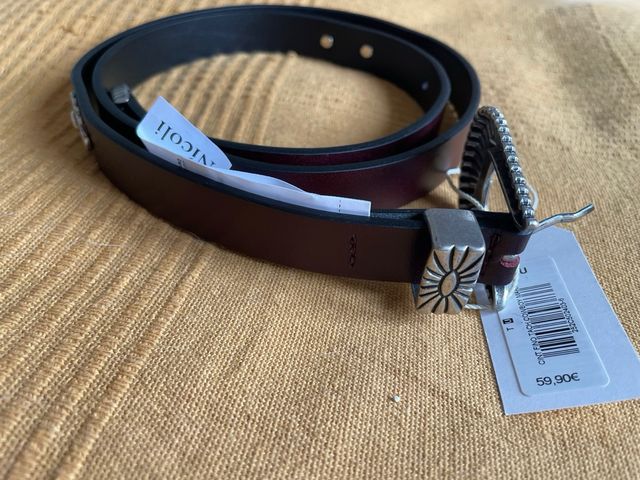 Cinturón Cowboy nicoli granate