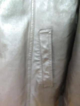 Chaqueta de piel F&Co marrón