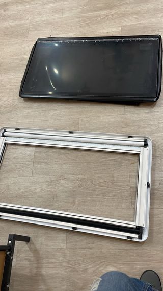 Vidrio corredero autocaravana