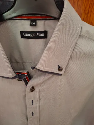 Camisa Giorgio Ma Gris Talla XXL