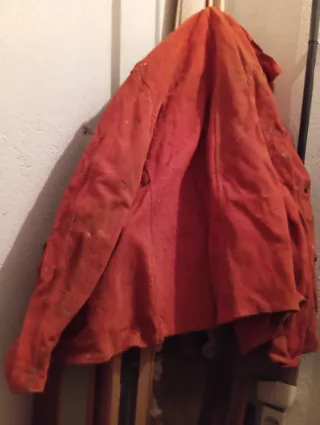 Ropa protectora soldador naranja