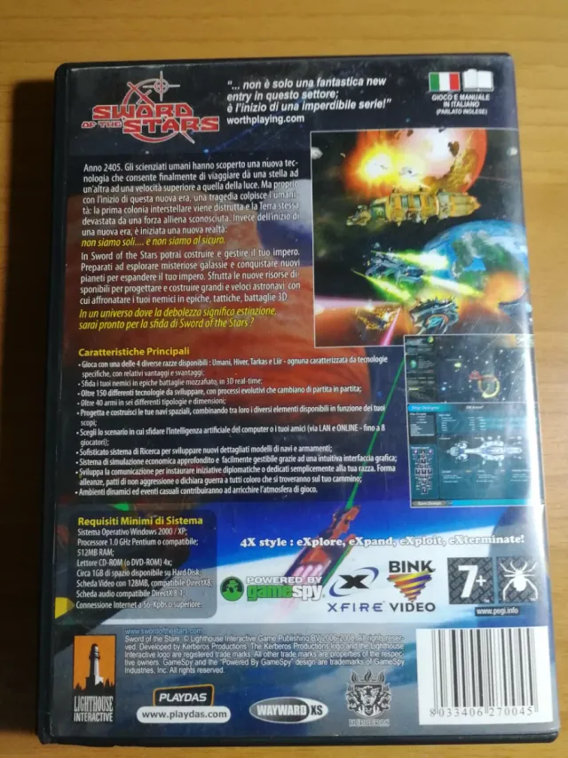 Sword of the Stars PC CD-ROM Gioco Italiano