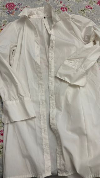 Vestido Camisa Blanca