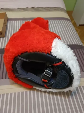 Funda Casco Moto Navidad