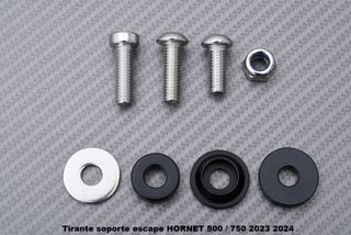 Tirante soporte escape HORNET 500 / 750 2023 2024