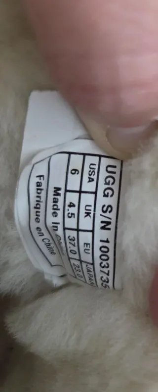 Botas UGG Gris Metalizado Talla 37