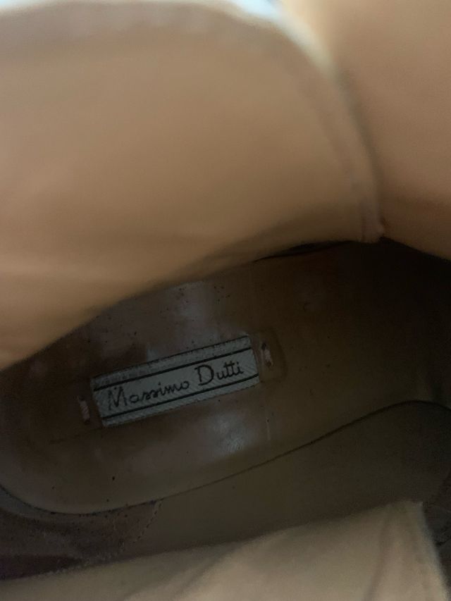 Botines piel Massimo Dutti Talla 38