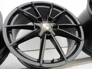 Llantas Porsche 992 20 21 Negro Brillante