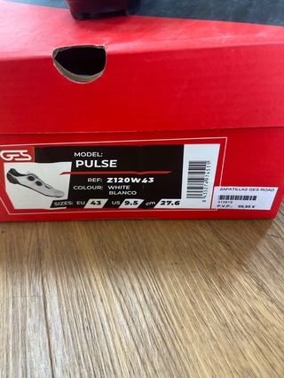 Zapatillas Ges ROAD modelo pulse talla 43