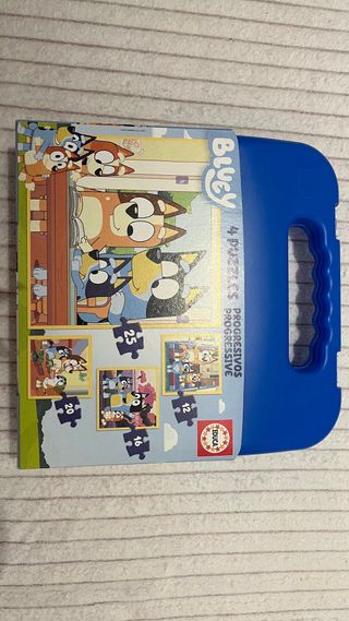 Puzzle Bluey 4 Puzzles Progresivos Educa