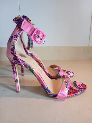 Sandalias River Island Talla 37 Florales