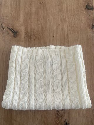 Conjunto de gorra y braga de punto