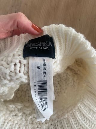 Conjunto de gorra y braga de punto