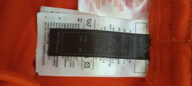 Pantalones cortos Adidas Naranja 11-12