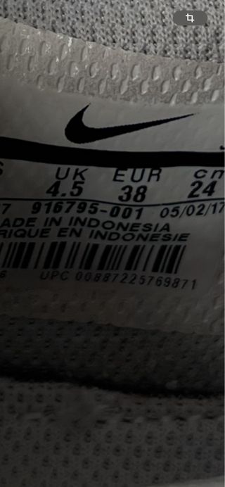 Zapatillas Nike Beige/Blanco