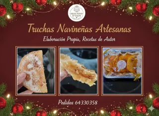 Truchas navideñas artesanas