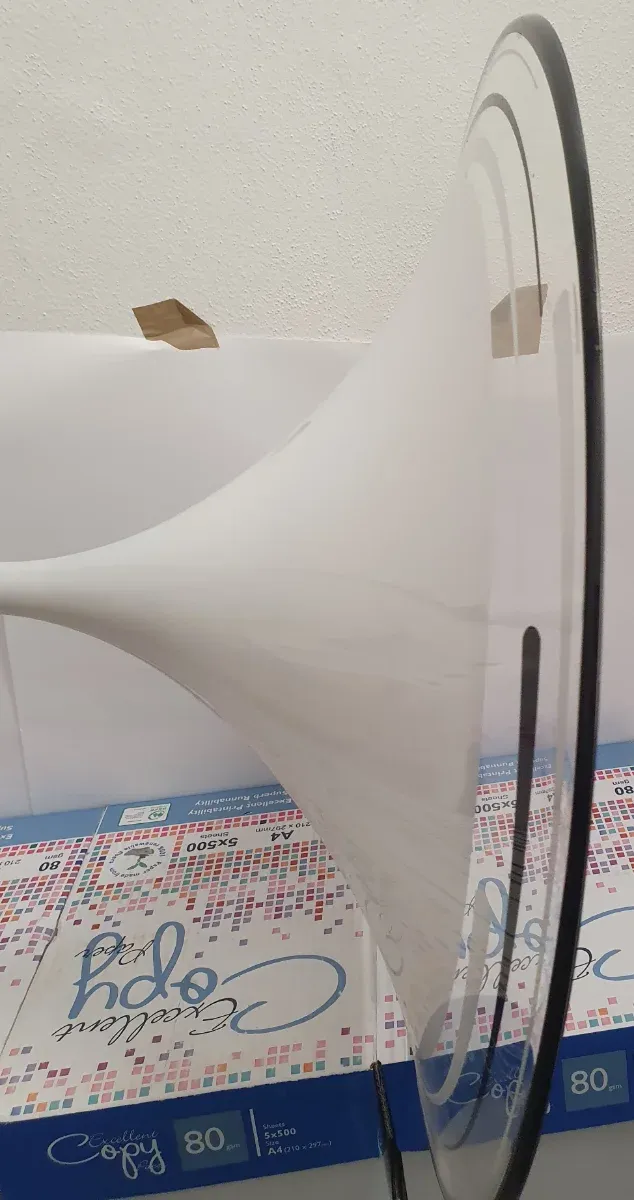 Lampadario moderno 55 cm trasparente