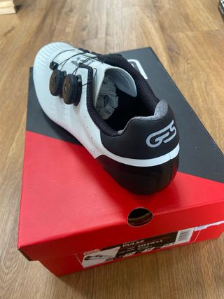Zapatillas Ciclismo GES Pulse Blancas talla 4 ROAD