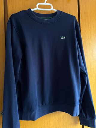 Sudadera Lacoste Mujer Azul Marino