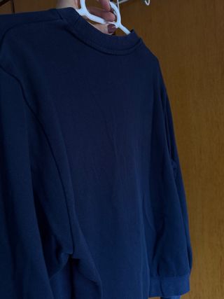 Sudadera Lacoste Mujer Azul Marino