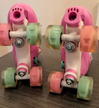 Patines 4 ruedas unicornio y arcoíris