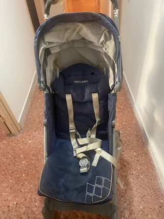 Silla de paseo Maclaren azul