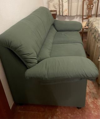 Sofá Cama Verde Tela