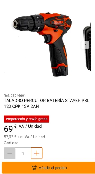 Atornillador a bateria