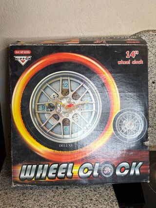 Reloj de Pared Diseño Llanta Coche