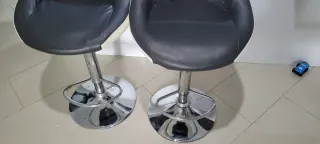 Pack 2 Taburetes Altos Giratorios Regulables