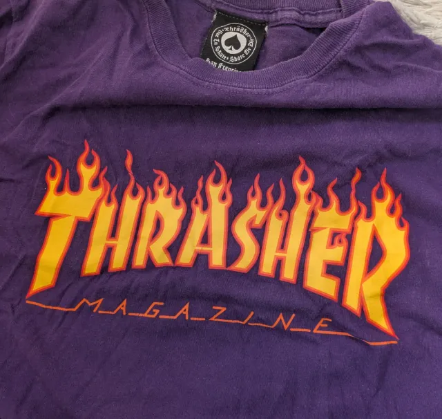 Camiseta Thrasher Morada