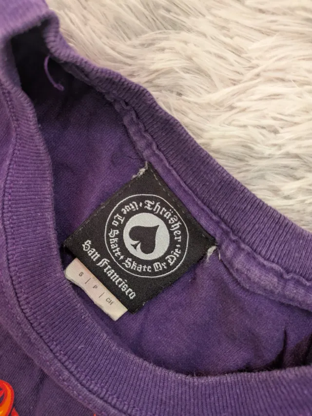 Camiseta Thrasher Morada