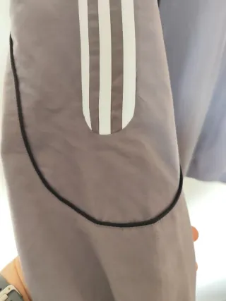 Chaqueta Adidas Vintage Gris y Negra