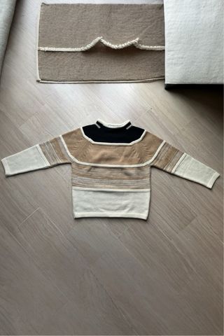 Knit Sweater Vintage 90s/00s - Beige Cream