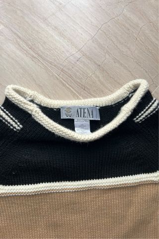 Knit Sweater Vintage 90s/00s - Beige Cream